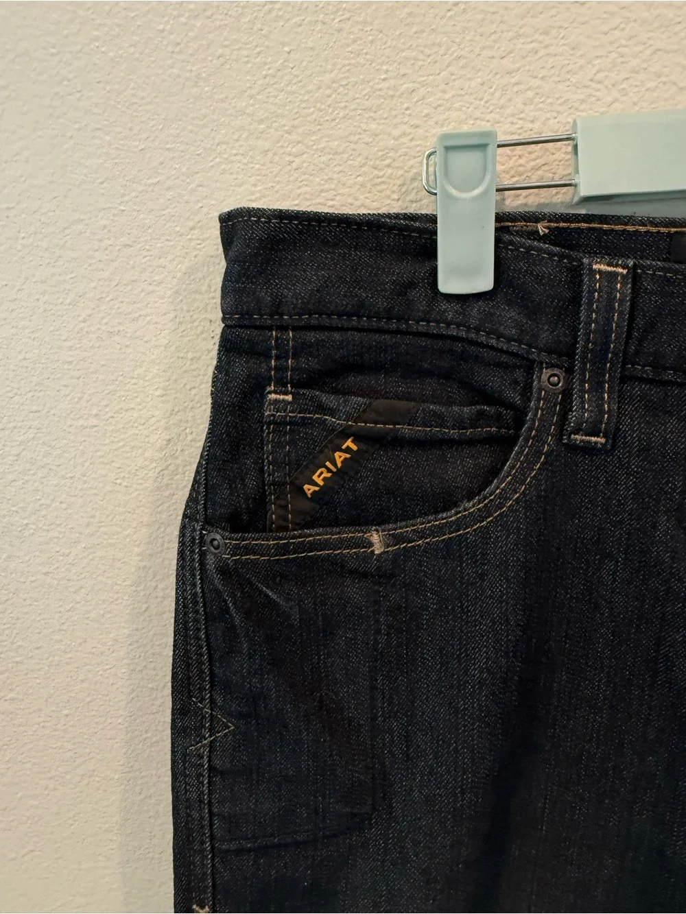 ARIAT Rebar M5 Men’s Straight Leg JEANS 34x32 Denim Workwear Loop Lock